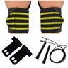 Kit Crossfit Corda Speed + Munhequeira (Par) + Luva Hand Grip (Par) - 1