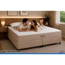 Ver imagem 3 de Cama Box Crc Casal +Colchão D45 Genova Orthoflex 138x188x26