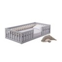 Ver imagem 2 de Cama Infantil com Grade Bia sem Colchão Azul