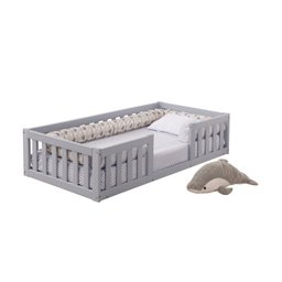 Cama Infantil com Grade Bia sem Colchão Azul - 2