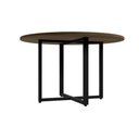 Ver imagem 2 de Mesa de Reunião Redonda 1,20 m Pés Metal para 4 Pessoas F5 Office Cor:Málaga com Preto