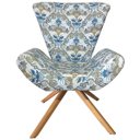 Ver imagem 3 de Poltrona Elegance Base Giratória em Jacquard