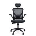 Ver imagem 1 de Cadeira Presidente Escritório Ergonômica Gogo Chair Go100 Luxo - Preta