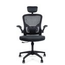 Ver imagem 1 de Cadeira Presidente Escritório Ergonômica Gogo Chair Go100 Luxo - Preta