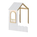 Ver imagem 1 de Telhado para Cama Reversível Solteiro New Garden Casatema MadeiraOriginals Branco/Marrom