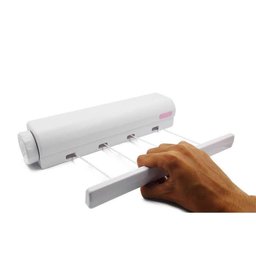 Varal Para Roupas Retrátil Automático Com 4 Cordas Abertura De 3 - 1