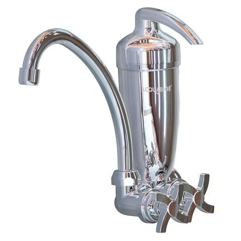 Torneira de Cozinha Com Filtro Parede Cromada New Acquabios