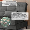 Ver imagem 6 de Sofá Cama Reclinável 3 Lugares 188cm Nassau Yescasa