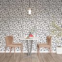 Ver imagem 1 de Papel de Parede Musical Preto e Branco Gh Papel de Parede 2,2m