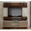 Ver imagem 2 de Estante Home Texas Para Tv Até 60 Polegadas 2 Portas:CHOCOLATE/OFF