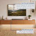 Ver imagem 7 de Rack para TV até 75 Polegadas Suspenso com LED 3 Gavetas 100% MDF 180cm Oslo Marrom