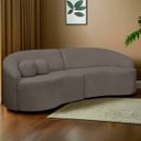 Ver imagem 2 de Sofá Orgânico Palermo 4 Lugares 210cm Bouclê - Sofa Store:bouclê Marrom