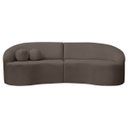 Ver imagem 1 de Sofá Orgânico Palermo 4 Lugares 210cm Bouclê - Sofa Store:bouclê Marrom