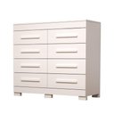 Ver imagem 2 de Cômoda Índia 08 Gavetas 100% Mdf Linhamobília Branco