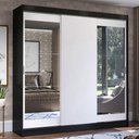 Ver imagem 1 de Guarda-roupa Casal Madesa Istambul 3 Portas de Correr com Espelhos 3 Gavetas