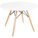 Ver imagem 3 de Conjunto Infantil Mesa e Cadeiras Eames Wood - Kit com 2 Cadeiras Azuis