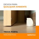 Ver imagem 4 de Trava Porta Prendedor Magnético Universal Comfort Door Branco