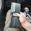 Ver imagem 7 de Carteira Compacta Masculina Slim Couro Preta Lisa Porta Cartão Veneza Briolly