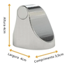 Trava Porta Prendedor Magnético Universal Comfort Door Marrom Escuro - 9