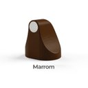 Ver imagem 1 de Trava Porta Prendedor Magnético Universal Comfort Door Marrom Escuro