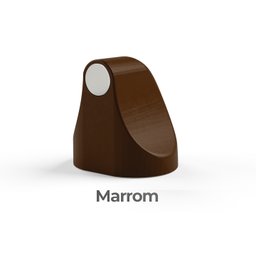 Trava Porta Prendedor Magnético Universal Comfort Door Marrom Escuro - 1