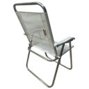 Ver imagem 4 de Cadeira de Praia Alta Sanete Encosto Alto Aluminio Ronchetti