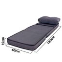 Ver imagem 3 de Puff Multiuso 3 em 1 Solteiro com Travesseiro Courvin Chumbo