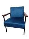 Ver imagem 1 de Poltrona Decorativa Fontana Azul Gdecor