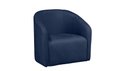 Ver imagem 3 de Poltrona Decorativa Lara Veludo Azul Marinho - Lm Decor