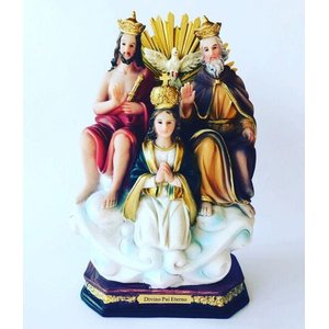 IMAGEM ESCULTURA RESINA SANTOS DIVINO PAI ETERNO 20 CM