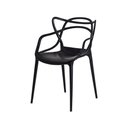 Ver imagem 5 de Kit 2 Cadeiras para Sala de Jantar Allegra Empilháveis Pretas Preto