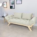 Ver imagem 4 de Sofá Japão Futon Acquablock Branco Off em Madeira Maciça