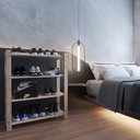 Ver imagem 3 de Armário Multiuso Sapateira Pinus: Praticidade e Elegância em Sua Casa. Technox