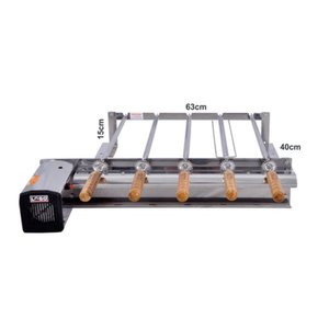 Kit Giratório Para Pre Moldado Inox Lobo 5 Espetos Gsa 5/63 inox 40