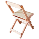 Ver mais imagens de Conjunto 4 Cadeiras e 1 Mesa Dobrável 60 x 60 - sem Pintura