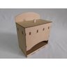 Decoração Kit Higiene Bebe Madeira Mdf Cru Passa Fita 8 Peças Farmácia Encaixe - 5