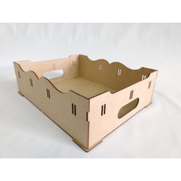 Decoração Kit Higiene Bebe Madeira Mdf Cru Passa Fita 8 Peças Farmácia Encaixe - 6