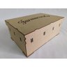 Decoração Kit Higiene Bebe Madeira Mdf Cru Passa Fita 8 Peças Farmácia Encaixe - 2