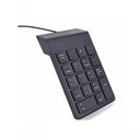 Ver imagem 1 de Teclado Numérico com Fio Usb 1,25 Metros 18 Teclas Pequeno