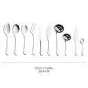 Ver imagem 4 de Faqueiro de 130 Peças sem Estojo Wolff Avalon de Aço Inox