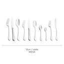 Ver imagem 3 de Faqueiro de 130 Peças sem Estojo Wolff Avalon de Aço Inox