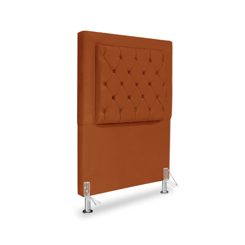 Cabeceira de Cama Box Solteiro 90 Cm Baronesa - Terra Cota