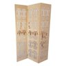 Biombo 3 Folhas 129X180cm Mdf Modelo 2 Cru Vazado - 1