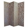 Biombo 4 Folhas 172x180cm MDF Modelo 27 Cru Vazado - 1