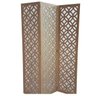 Biombo 3 Folhas 129X180cm Mdf Modelo 8 Cru Vazado - 1