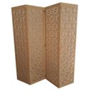 Ver imagem 1 de Biombo 4 Folhas 172X180cm Mdf Modelo 12 Cru Vazado