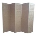Ver imagem 1 de Biombo 5 Folhas 215x180cm MDF Modelo 2 Gravado Cru