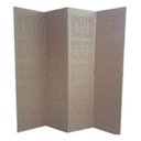 Ver imagem 1 de Biombo 4 Folhas 172x180cm MDF Modelo 2 Gravado Cru