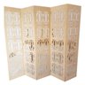 Biombo 5 Folhas 215x180cm MDF Modelo 2 Cru Vazado - 1