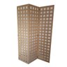 Biombo 3 Folhas 129X180cm Mdf Modelo 7 Cru Vazado - 1